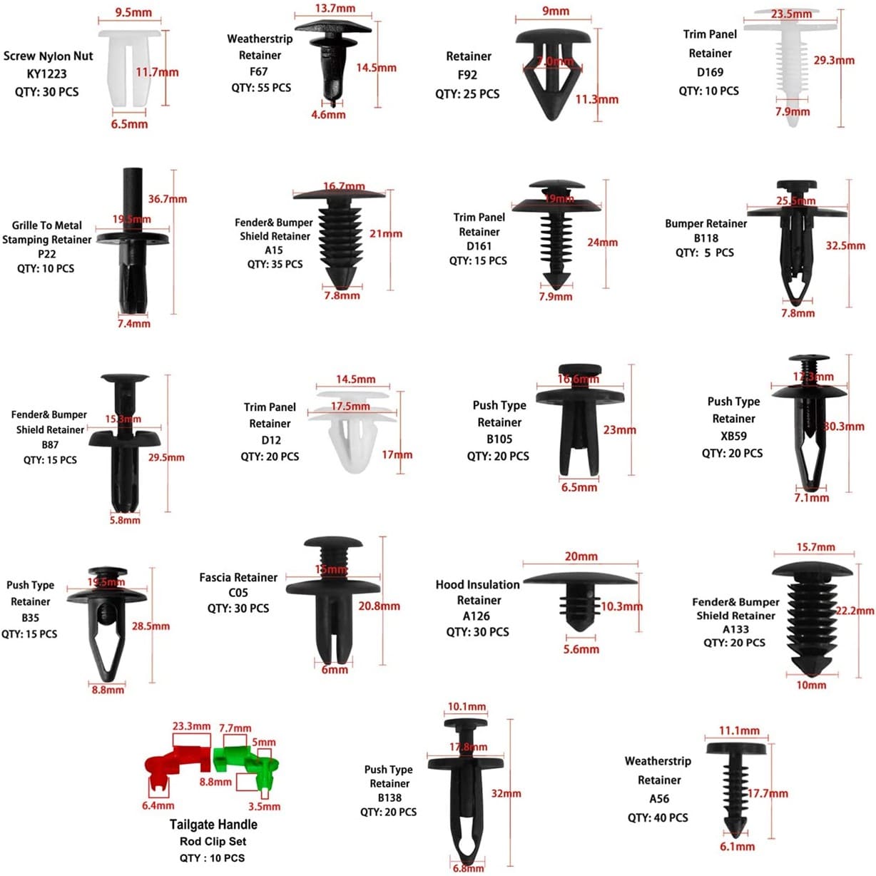 Clip Plastico Auto