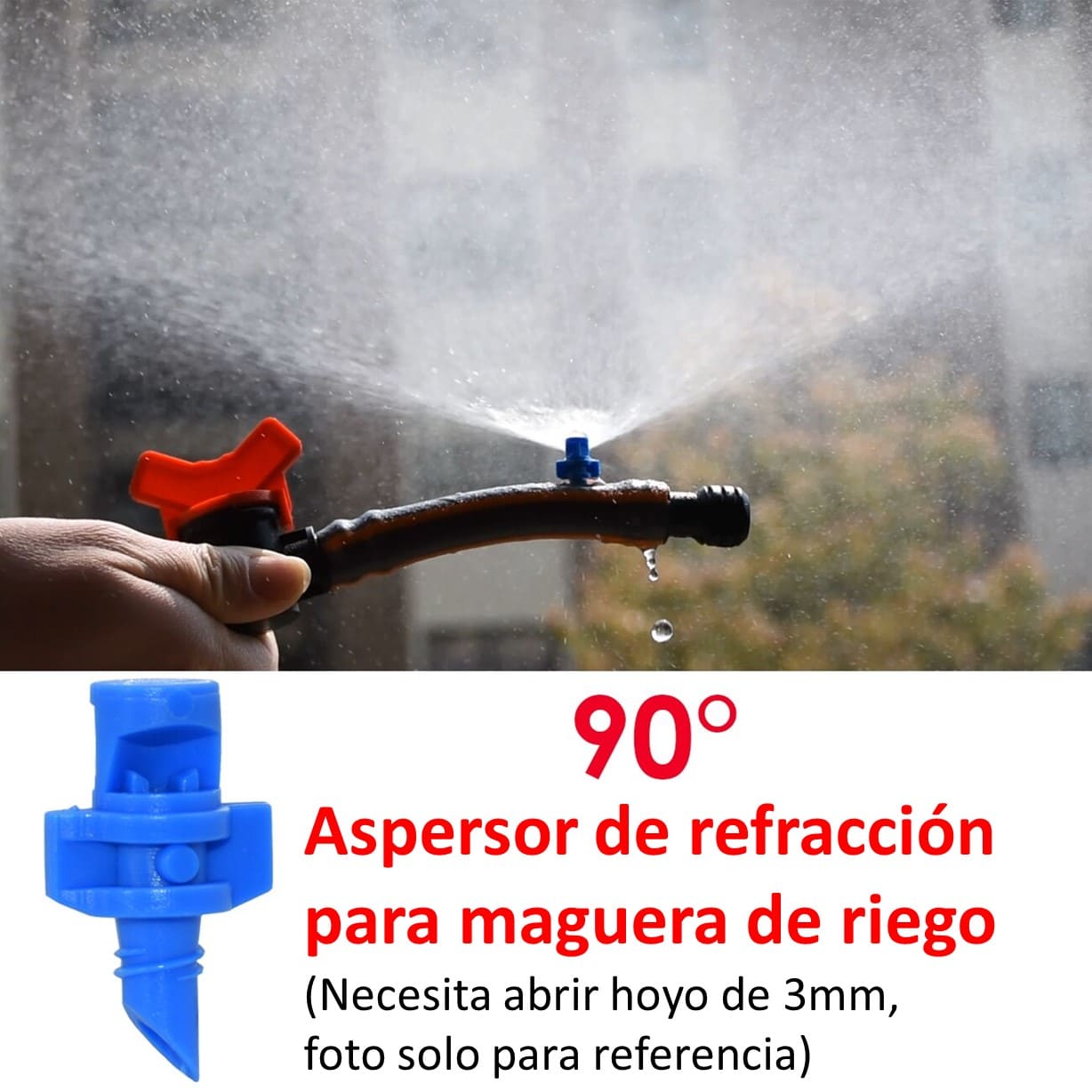 Aspersor Riego Automático 3 Brazos 360° Manguera Jardín — Te lo tenemos  Chile